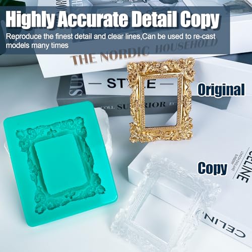 WEYSTOM Silicone Mold Making Kit, 20A Liquid Silicone Rubber 91.72OZ/2.6KG, Fast Curing Mold Making Silicone, Green Mold Making Silicone - Mix Ratio =1A:1B, for Casting Resin, Soap, Candles, Clay