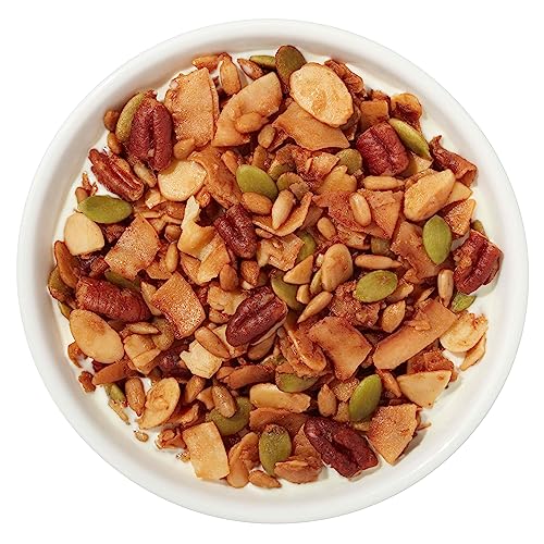 NuTrail Nut Granola Cereal, Variety Pack, No Sugar Added, Keto, Low Carb, Gluten Free, Grain Free, Healthy Breakfast 8 oz. 3 Count