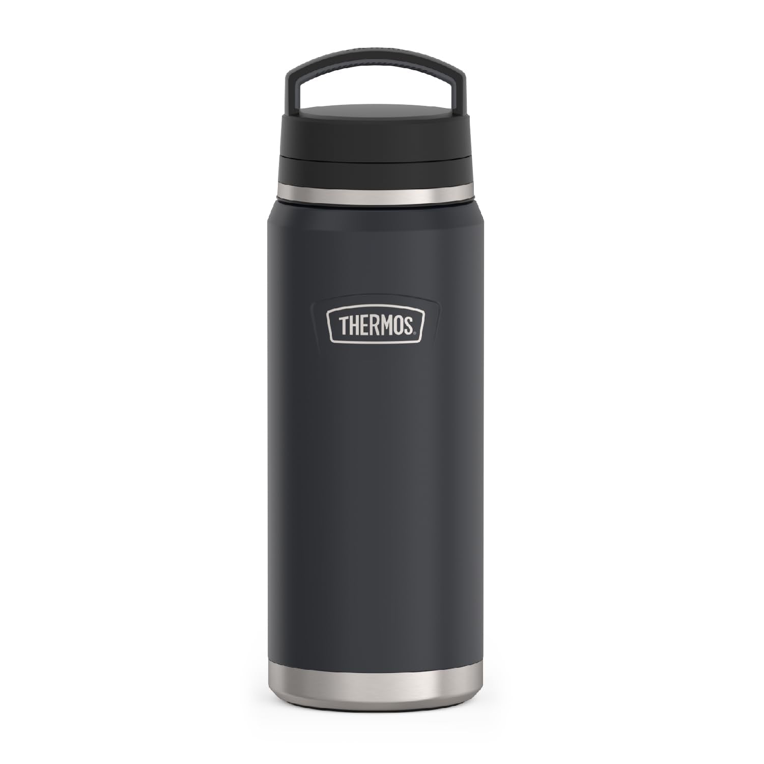 THERMOS ICON SERIES Stainless Steel Dual Temperature Beverage Bottle, 40 oz, Graphite