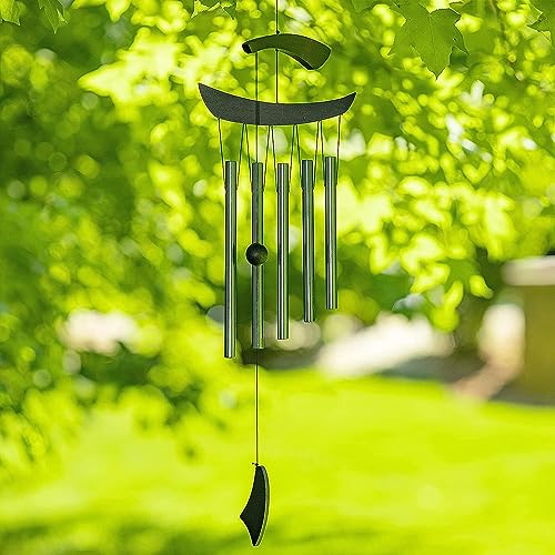 VP Home 28" H Tranquil Balance Wind Chimes for Outside Unique Balance Tranquil Windchimes Outdoor Decorations Garden Decor Tranquil Gift for Women, Mom, Grandma, Unisex