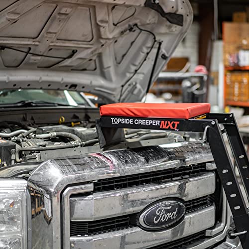 Traxion 3-200 NXT Foldable Topside Automotive Engine Creeper, Black