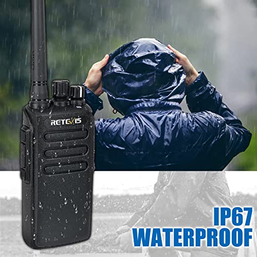 Retevis RT81V Digital Walkie Talkie,2 Meter Radio,Waterproof Two Way Radios Long Range,Dual Time Slot,Heavy Duty 2 Way Radio for Rural Area (2 Pack)