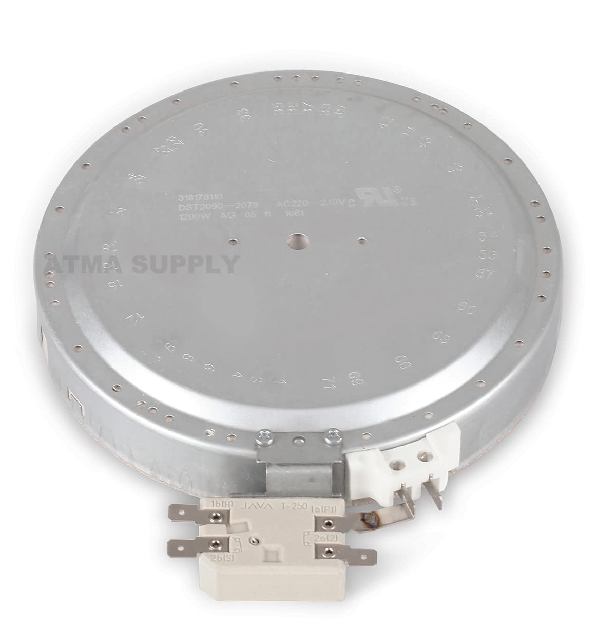 318178110 Radiant Surface Burner Element 6-in Compatible with Frigidaire Kenmore Range Replaces 7318178110 318198846 318198830 AP3960308 PS1528719 RS65D12