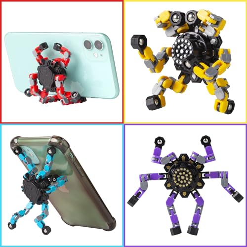 Gokeey Transformable Fidget Spinners 3 Pcs for Kids and Adults Stress Relief Sensory Toys for Boys and Girls Fingertip Gyros for ADHD Autism for Kids