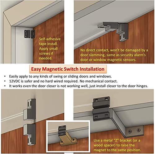 Awoco 24” Super Power 2 Speeds 800 CFM Commercial Indoor Air Curtain, CE Certified, 120V Unheated - Door Switch Included