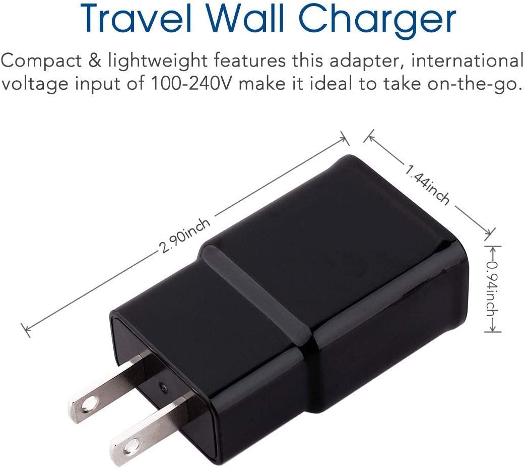 Fast Charging Block for Samsung Android USB Wall Charger Plug Adapter for Samsung Galaxy S22/ S21/ S20/ S10/ S10e/ S9 Plus/ S8 / Note 10/ Note 9/ Note 8/ LG G5 G6 G7 3Pack