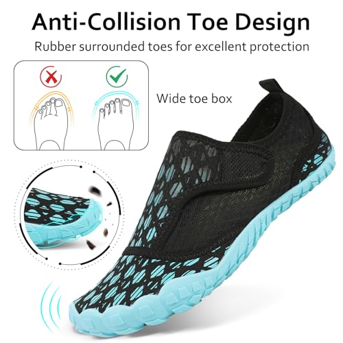 Water Shoes Mens Womens Quick-Dry Barefoot Swim Beach Pool Shoes Aqua Yoga Socks for Hiking Walking Diving Surf Outdoor Water Sports