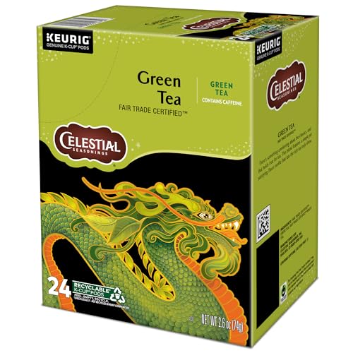 Celestial Seasonings Green Tea, Single-Serve Keurig K-Cup Pods, 96 Count