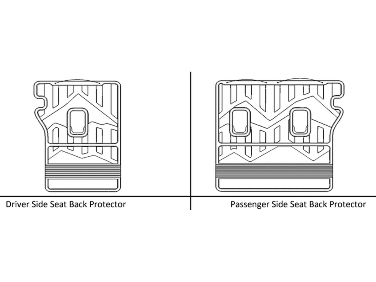 Subaru 2024-2025 Crosstrek Rear Back Seat Protector - J501SFN240 - Genuine OEM