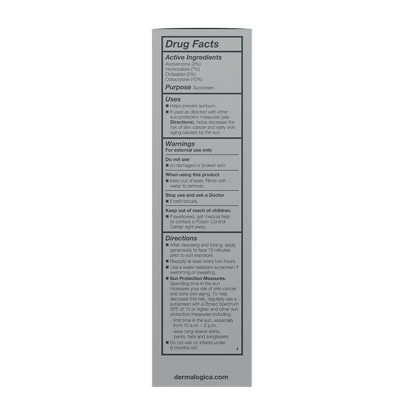 Dermalogica Biolumin-C Heat Aging Protector SPF 50, Daily Face Moisturizer with Sunscreen - Defend Signs of Skin Aging, 1.7 fl oz