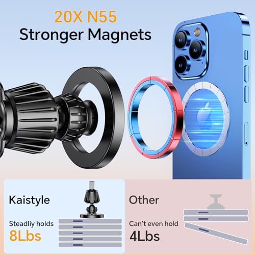 for Magsafe Car Mount【20 Strong Magnets】Magnetic Phone Holder for Car Phone Holder Mount Dash【360° 】Phone Holders for Your Car Accessories Cell phone Car Mount For iPhone 15 14 13 12 Pro Max Plus Max