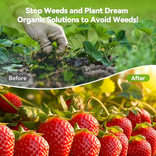 iropro 3ftx50ft Weed Barrier Landscape Fabric Heavy Duty, Woven Weed Control Cloth, Woven Geotextile Fabric for Underlayment, Gardening Ground, Commercial Driveway Weed Block Cover Mat