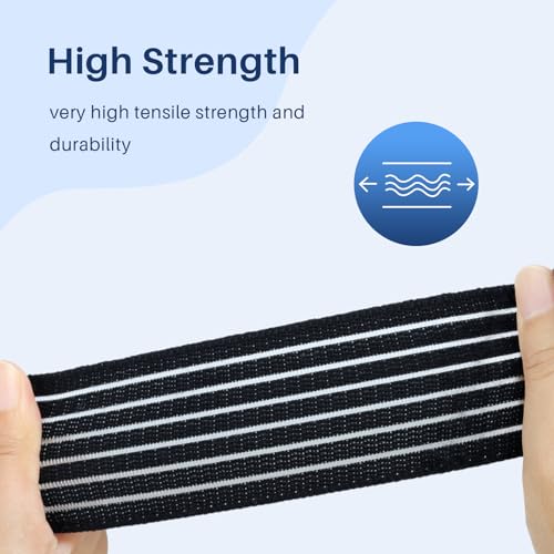 Comfytemp Ice Pack Strap, Stretchable, Reusable, 27.6 x 2 in, 1pc, FSA HSA Eligible, Ice Belt Extender Strap, Elastic Hook and Loop Extension Strap Adds Length to Most Ice Packs, Multiple Uses