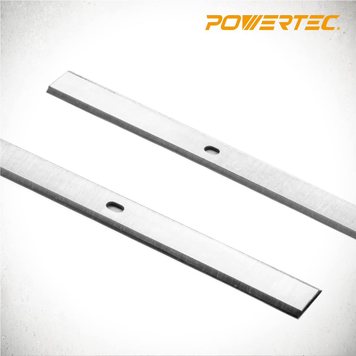 POWERTEC 12-1/2 Inch Planer Blades for Delta 22-560, 22-565, TP305, TP400LS Planer, Replacement for 22-562 Planer Knives, Set of 2 (128037)