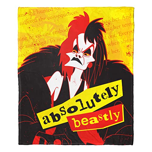 Northwest Villains Silk Touch Throw Blanket, 50" x 60", Absolutely Beastly