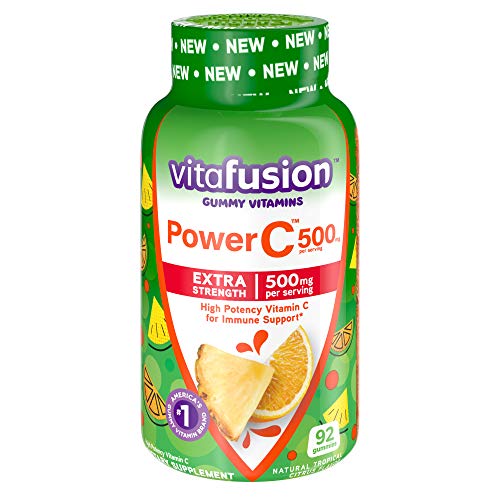 Vitafusion Extra Strength Power C Gummy Vitamins, Tropical Citrus Flavored Immune Support (1) Vitamins, 92 Count