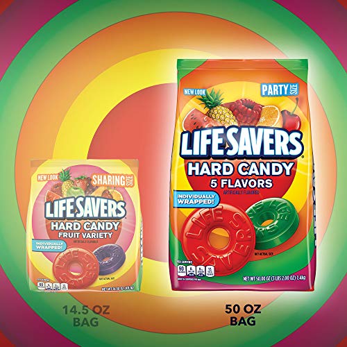 LifeSavers Hard Candy, Original Five Flavors, 50 Oz Bag