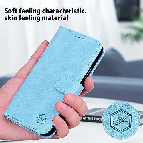 VODEFOX for Samsung Galaxy S23 FE Case,Galaxy S23 FE Wallet Phone Case,Flip Folio PU Leather Protective Cover with Card Holder for Samsung Galaxy S23 FE (Diamond Butterfly, Samsung Galaxy S23 FE)