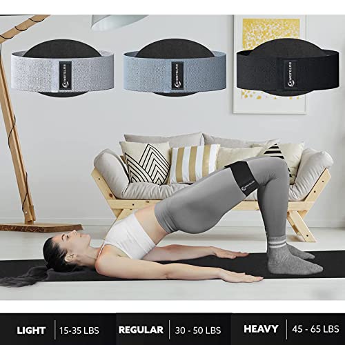 Kinglotus Barbell Squat Pad Set :1 Barbell Pad, 3 Hip Resistance Bands 3 Resistance Levels, 2 Fitness Ankle Straps, Fits Standard Olympic Bars and Smith Machine,