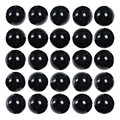 Genuine Black Tourmaline Beads for Bracelets Natural Powerful Gemstone Beads for Jewelry Making (95pcs, 4mm)