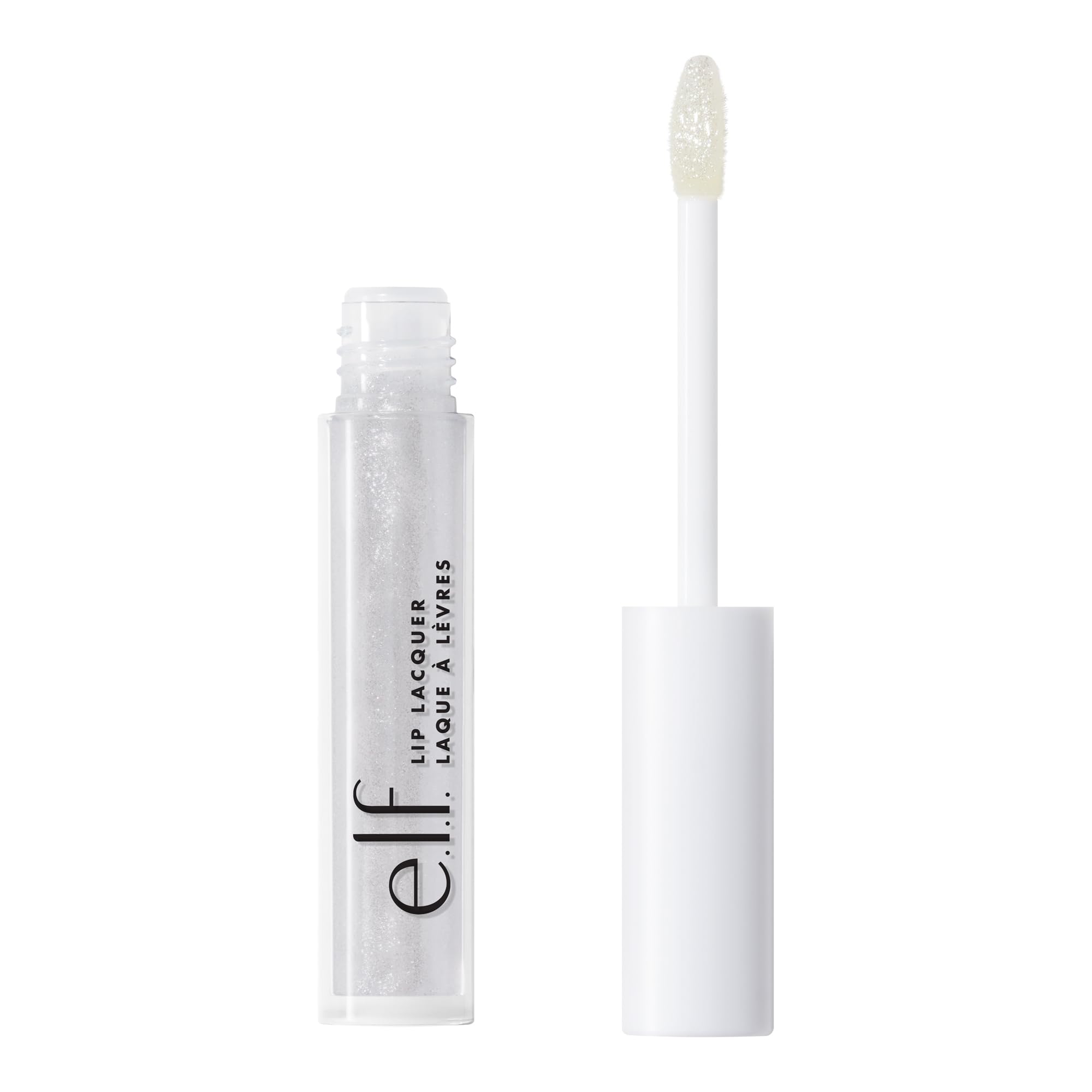 e.l.f. Lip Lacquer, Moisturizing, Shiny, Non-Sticky, Long Lasting, Provides Maximum Color, Glides On, Bubbles, 0.08 Fl Oz