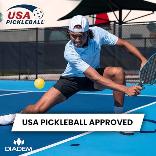 Diadem Official Pickleballs for Outdoor Play, USA Pickleball Approved for All Skill Levels