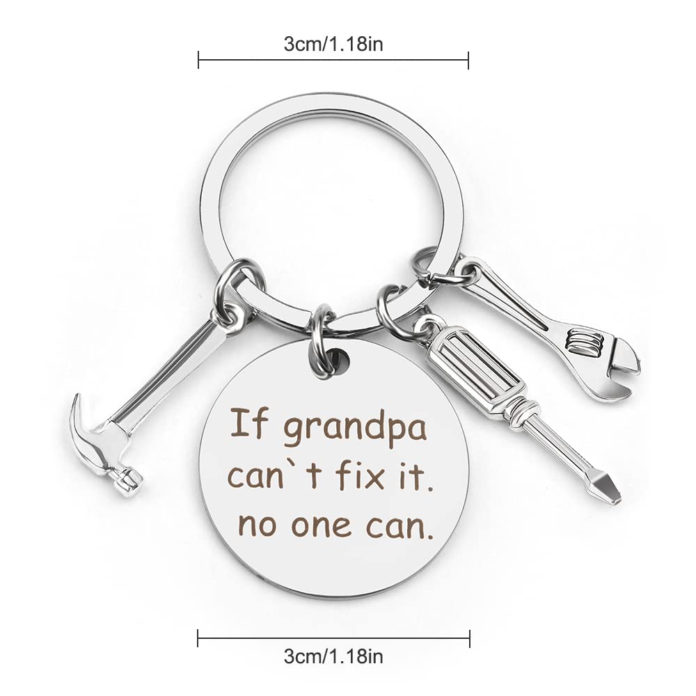 Grandpa Gifts, Grandpa Keychain from Grandson Granddaughter, Grandpa Christmas Gifts Grandpa Gifts from Grandchildren, Grandpa Keyring Grandpa Gifts Ideas, Grandpa Birthday Presents from Grandkids