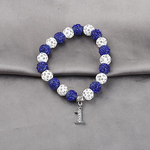 POTIY Sorority Gift Finer Women Jewelry Greek Sorority Jewelry Gift (Blue-1)