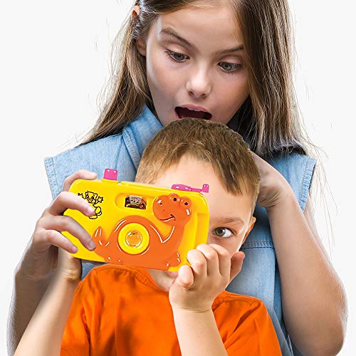 Kids Camera Toy Set with Images in Viewfinder (12PCs) Pretend Play for Toddlers/Kids, Great for Birthday Party Favors for Kids 3-5, Goody Bags Birthday Gifts, Toddler Party Favors, Goody Bag Stuffers