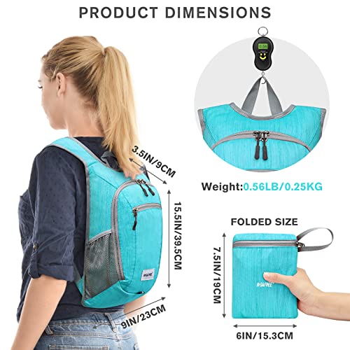 G4Free 10L/15L Hiking Backpack Lightweight Packable Hiking Daypack Small Travel Outdoor Foldable Shoulder Bag