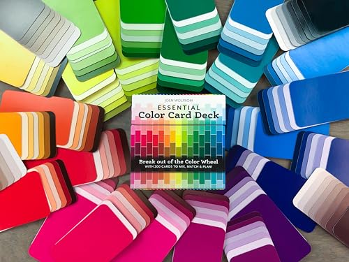 Essential Color Card Deck: Break out of the Color Wheel with 200 Cards to Mix, Match & Plan! Includes Hues, Tints, Tones, Shades & Values