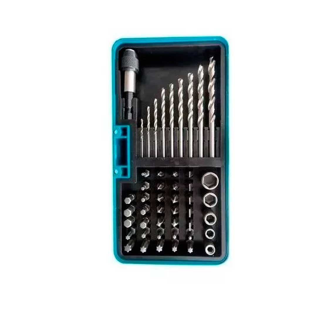 Makita B-36201 Metric High Speed Steel Drill Bit, Screw Bit and Socket Set (48 Piece)