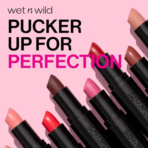 wet n wild Mega Last Matte Lip Color, Semi Matte Hyaluronic Acid Infused, Long Lasting Full Coverage for a Nourishing Pout, Cruelty-Free & Vegan - Cherry Picking