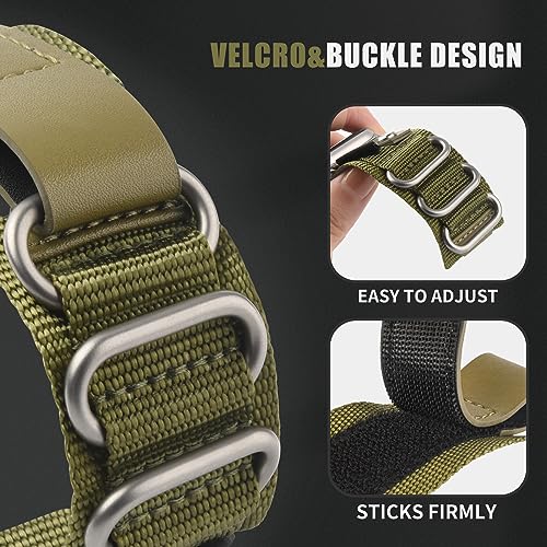 Wristitani Compatible With Band, 49mm 45mm 44mm 42mm 41mm 40mm 38mm Replacement Straps for iWatch Series Ultra/8/7/6/SE/5/4/3/2/1 for Men Women (ArmyGreen, 42/44/45/49mm)