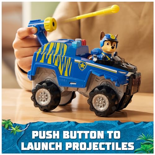 Paw Patrol Jungle Pups, Chase Tiger Vehicle, Toy Truck with Collectible Action Figure, Kids Toys for Boys & Girls Ages 3 and Up