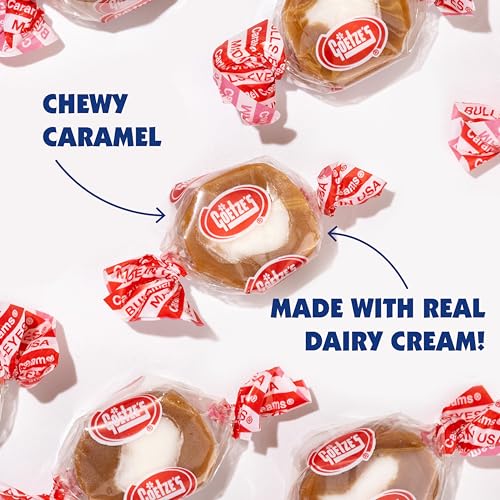 Goetze's Candy Vanilla Caramel Creams - 4 Ounce Bags - 3 Pack - Fresh from the Factory