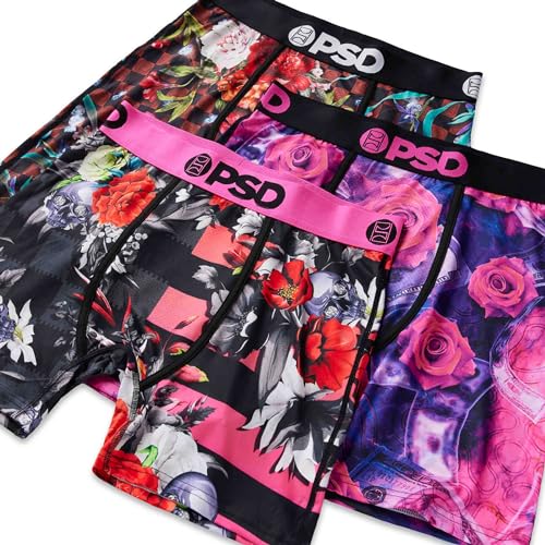 PSD Men's Ro$Es Melt Boxer Briefs, Multi, S
