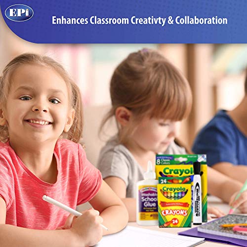 EPI Essential School Supply Kit for Kindergarten and First Grade Students