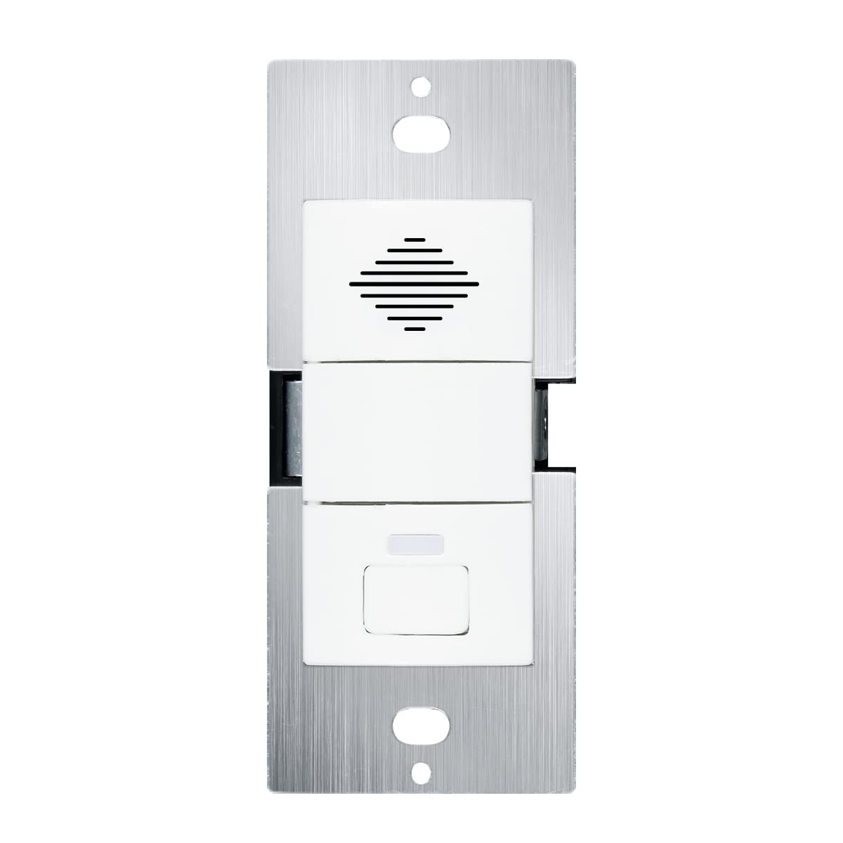 Tech Drive Bathroom fan 110 CFM, 1.2Sone No Attic access Needed Installation,Very Quiet Bath Ventilation and Exhaust Fan, Ceiling Mounted Fan,White Plastic Grille