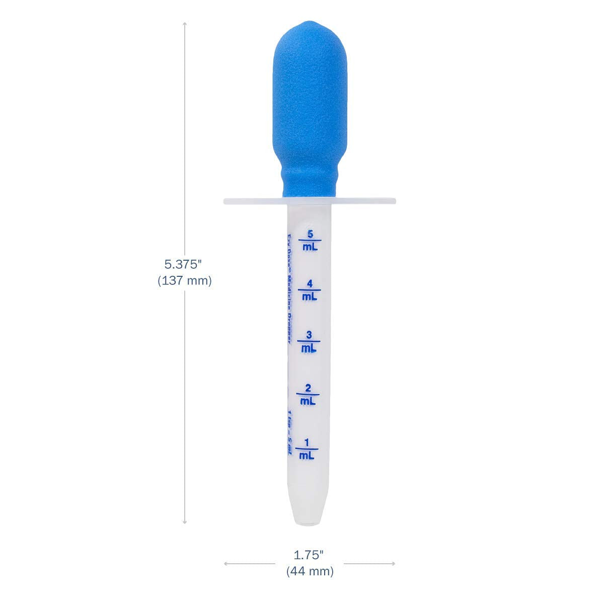 EZY DOSE Kids Baby Oral Syringe & Dispenser Calibrated for Liquid Medicine, Reduce Mess, Easy Way to Orally Administer Medication, 5 mL/1 TSP, Color May Vary, BPA Free