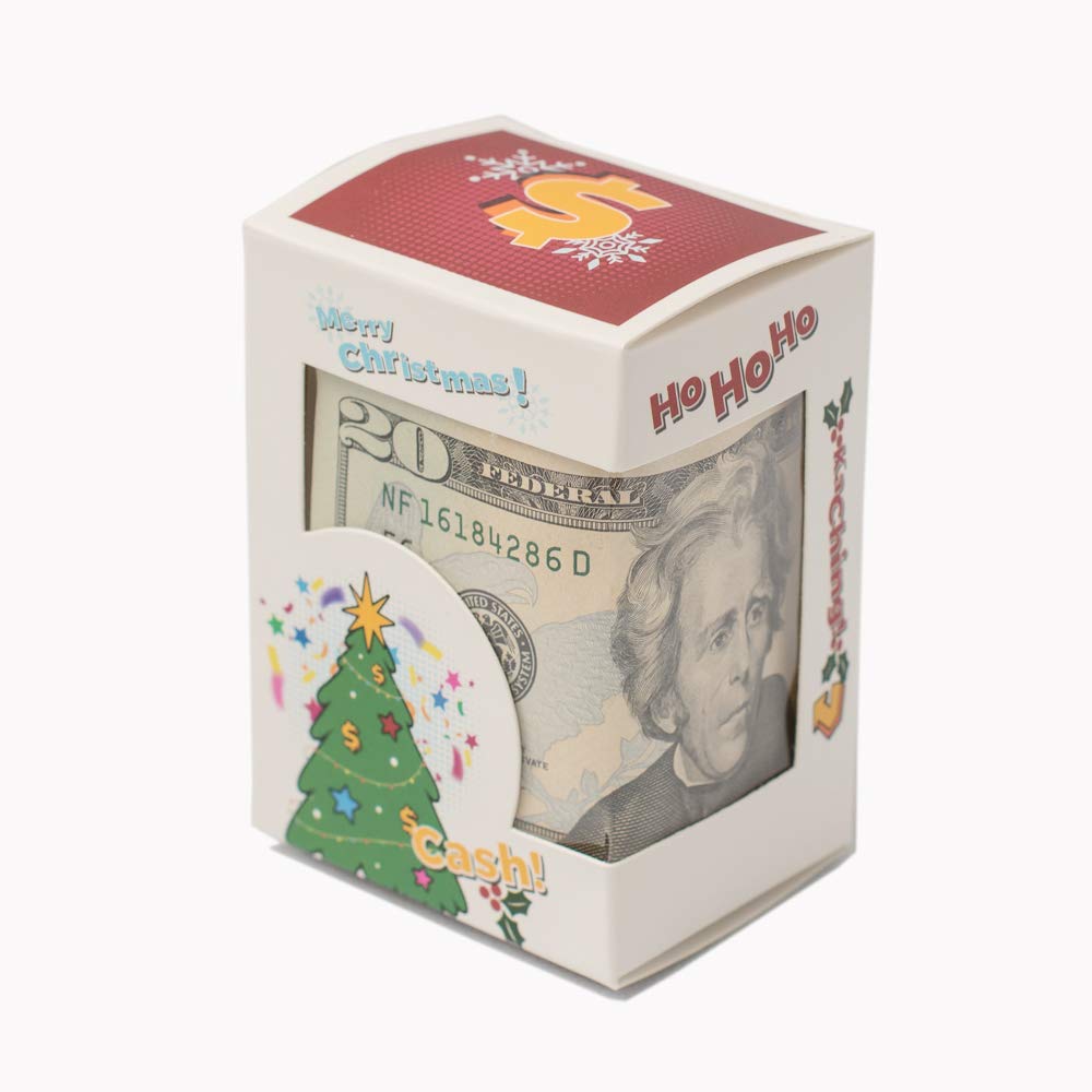 DUNEROLLER Christmas Cash Gift Boxes for Gifting Money