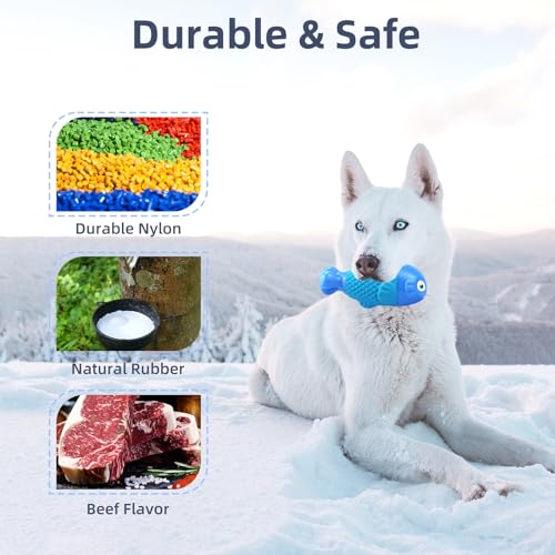 WinTour Tough Dog Toys for Aggressive Chewers Large Breed, Indestructible Dog Toys for Large Dogs, Dog Chew Toys for Aggressive Chewers, Durable Dog Toys, Squeaky Dog Toys, Large Dog Toys for Big Dogs
