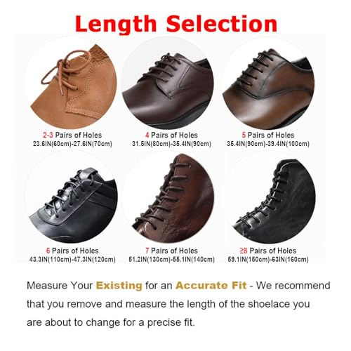 Handshop 3 Pairs Dress Shoe Laces for Men, Replacement Shoelaces for Dress Shoes, Waxed Round Shoe Strings for Women’s Oxford Shoes and Chukka(Dark Grey, 27.4")