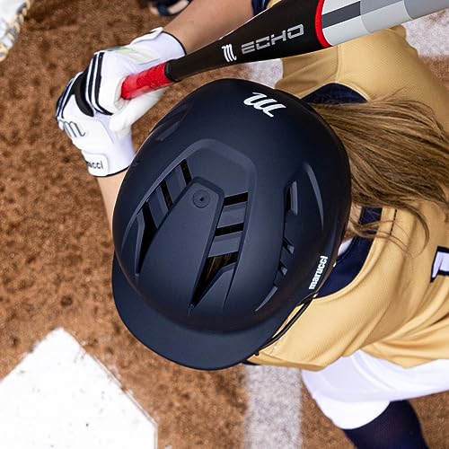 Marucci - DURAVENT SB Batting Helmet with Facemask Black (MBHDVSB-BK-AL)