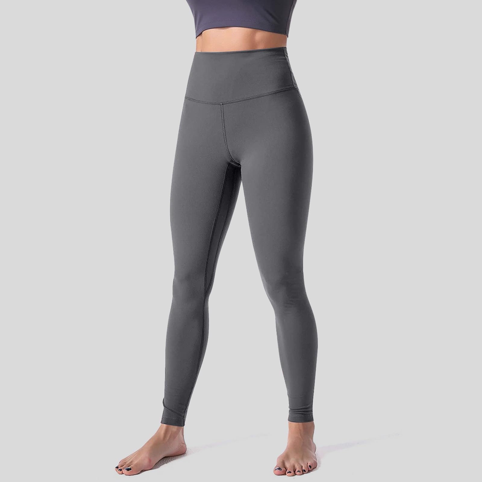 Amazon Haul Sale Clearace Leggings with Pockets Amazon Haul Sale Amazon Haul Womens Clothing Warehouse Amazon Warehouse Deals Amazon Haul Items Dark Gray L