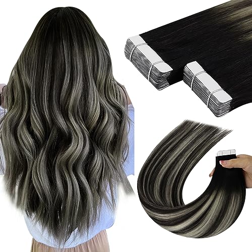 YoungSee Nano Bead Brown Hair Extensions Human Hair Darkest Brown Nano Hair Extensions Brown Hair Extensions Nano Tip Cold Fusion Nano Hair Extensions Silky Nano Human Hair for Women 20In 1G/S 50G