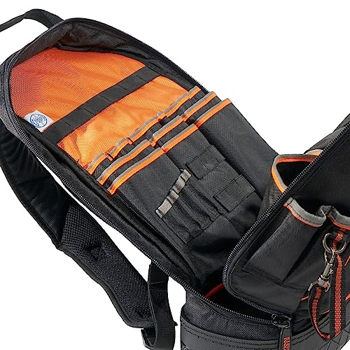 Klein Tools 80113 Tradesmen Backpack Kit with 39-Pocket Tradesman Pro Tool Backpack and Non-Contact Voltage Tester Pen, 2-Piece