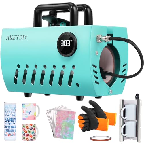 AKEYDIY Heat Press,12x10 Tshirt Press Machine,Heat Press Machine Digital Precise LCD Control Printing Sublimation Heat Transfer Machine,Vinyl Heat Press for T-Shirts Bags Garments Mats Puzzles,650W