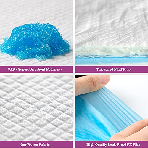 IMMCUTE Extra Large Dog Pee Pads 28"x30"-30 Count | X-Large Puppy Pee Training Pads Super Absorbent & Leak-Proof | Disposable Pet Piddle and Potty Pads for Puppies | Dogs | Doggie| Cats | Rabbits
