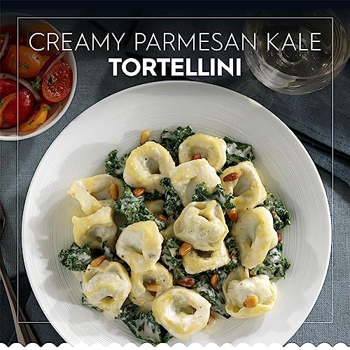 BARILLA Cheese & Spinach Tortellini Pasta, 12 oz. Bag - 6 Servings Per Bag - Pantry Friendly Dried Tortellini - Made with Non-GMO Ingredients